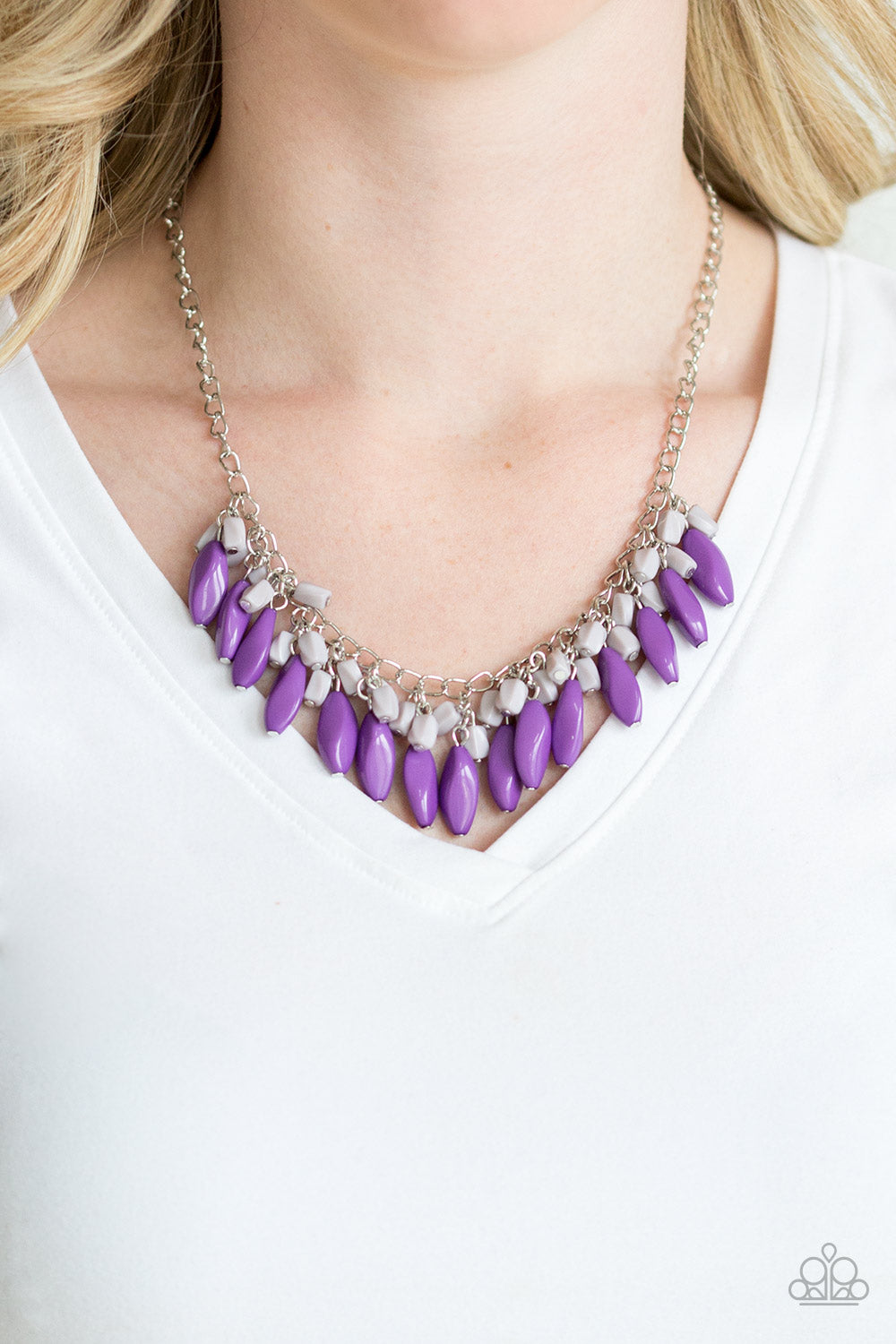 Paparazzi ♥ Bead Binge - Purple ♥  Necklace