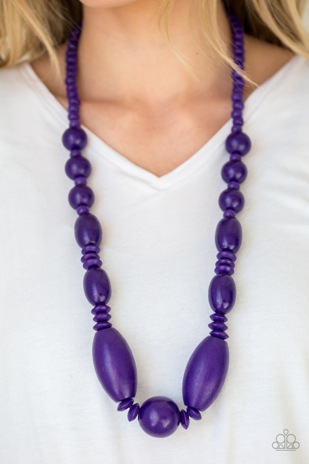 Paparazzi ♥ Summer Breezin - Purple ♥  Necklace