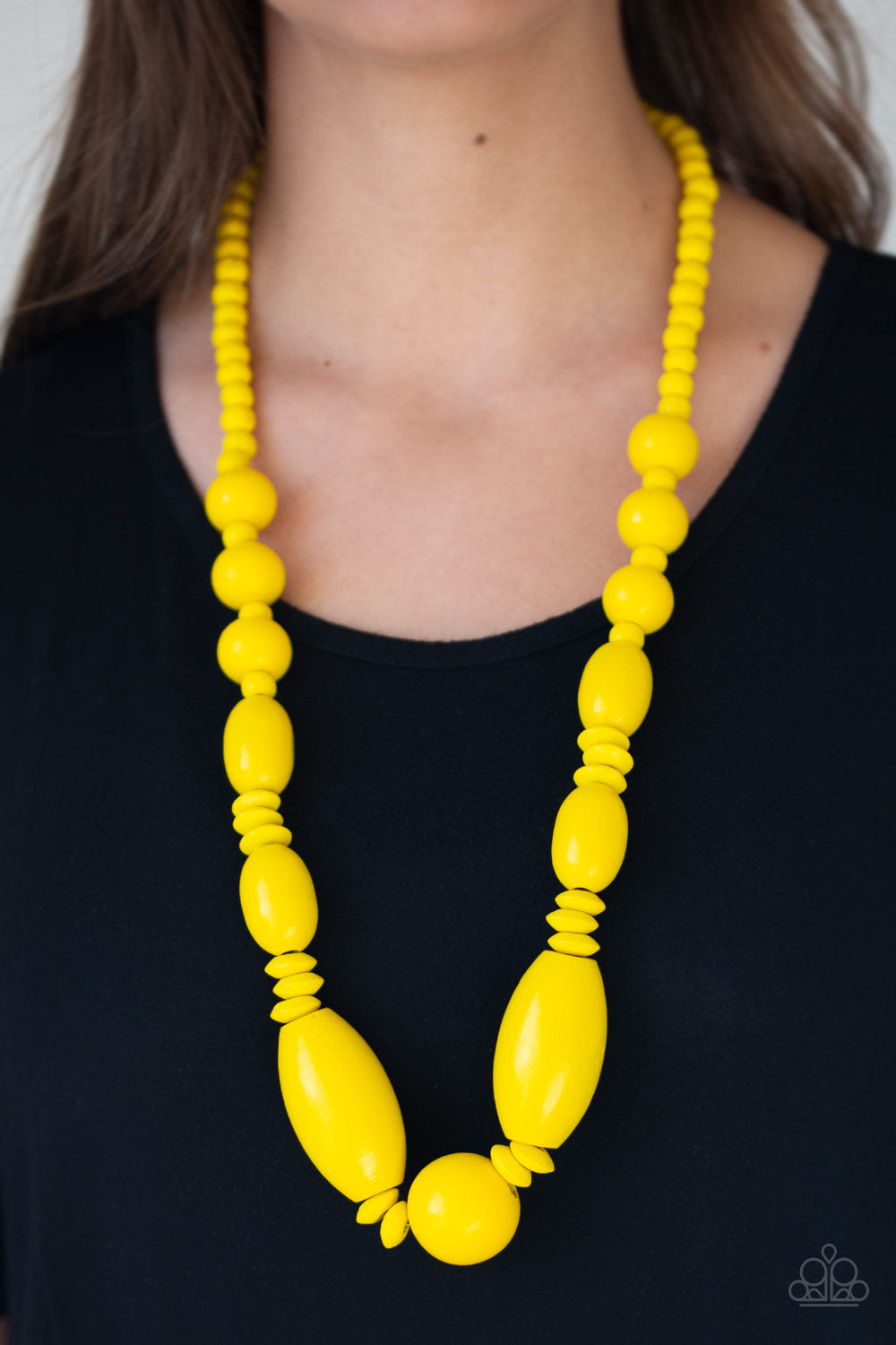 Paparazzi ♥ Summer Breezin - Yellow ♥  Necklace