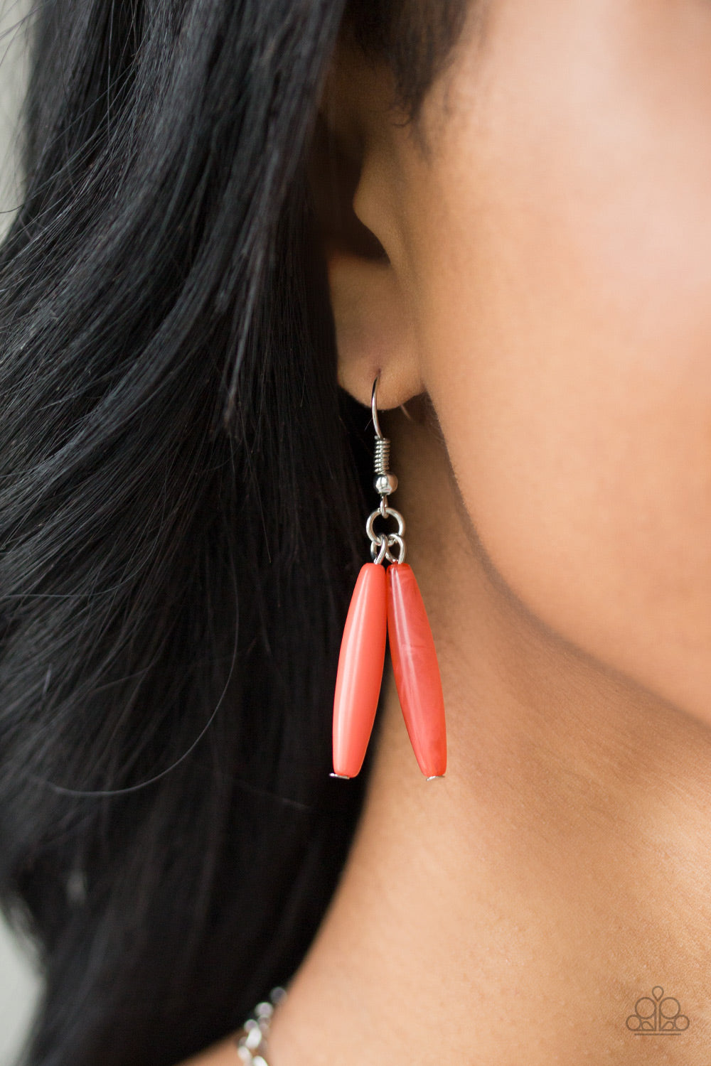 Paparazzi ♥ Full Of Flavor - Orange ♥  Necklace