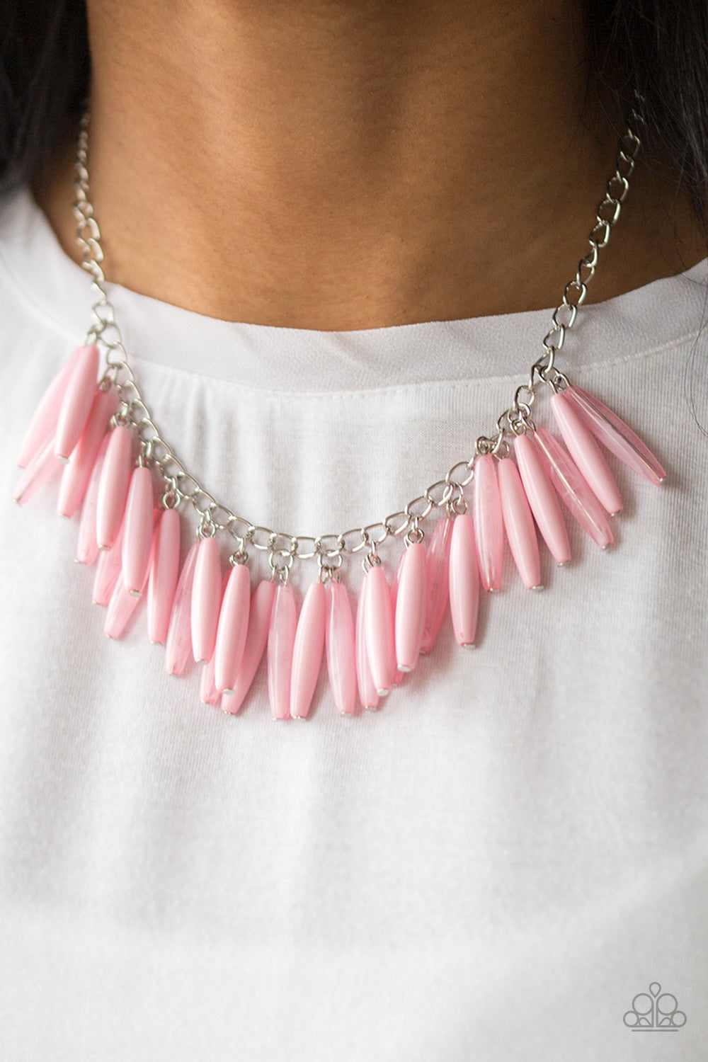 Paparazzi ♥ Full Of Flavor - Pink ♥  Necklace