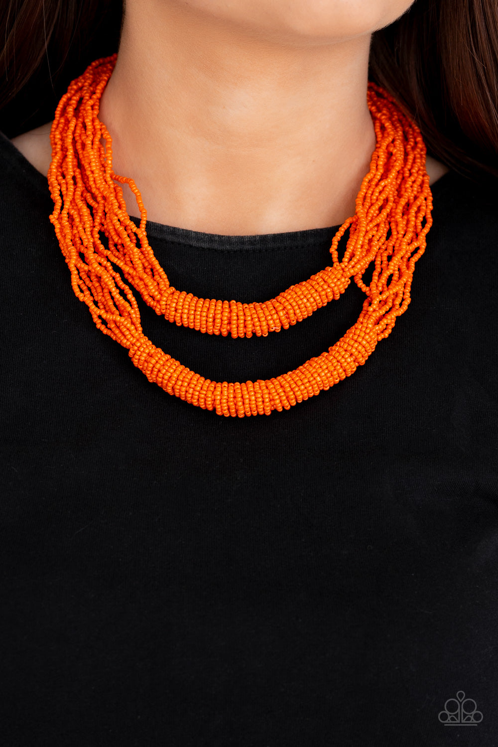 Paparazzi ♥ Right As RAINFOREST - Orange ♥  Necklace