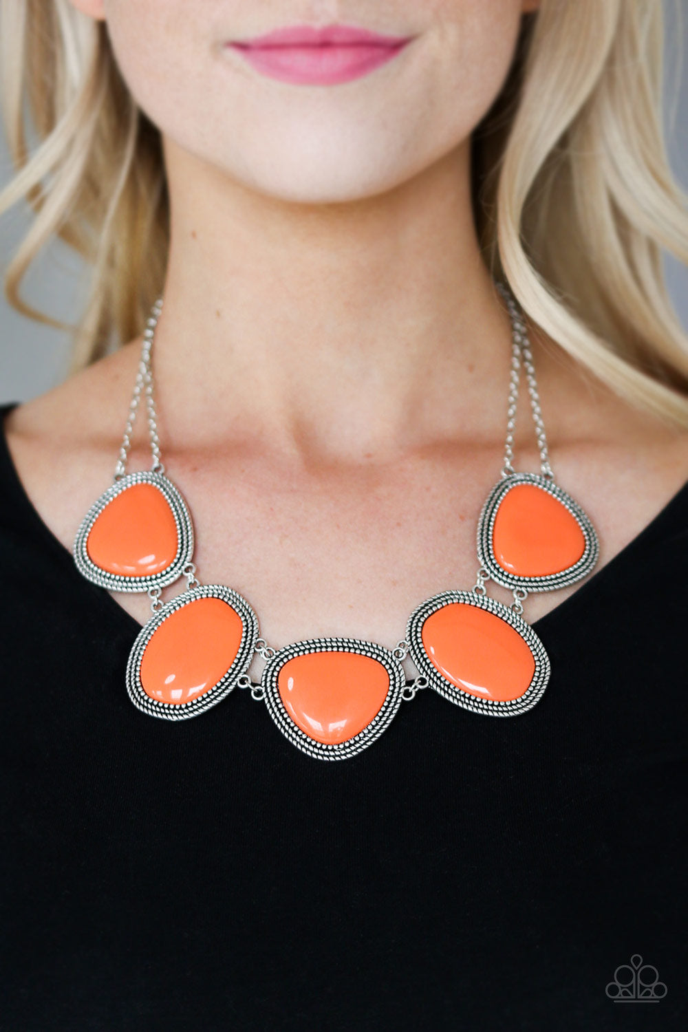 Paparazzi ♥ Viva La VIVID - Orange ♥  Necklace