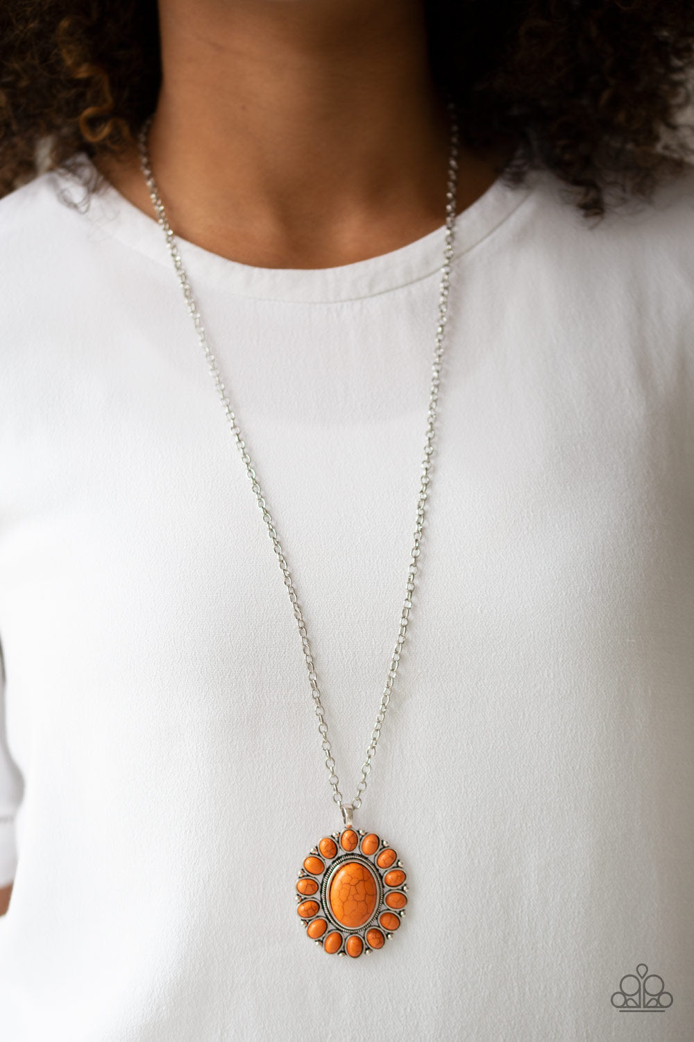 Paparazzi ♥ Rancho Roamer - Orange ♥  Necklace
