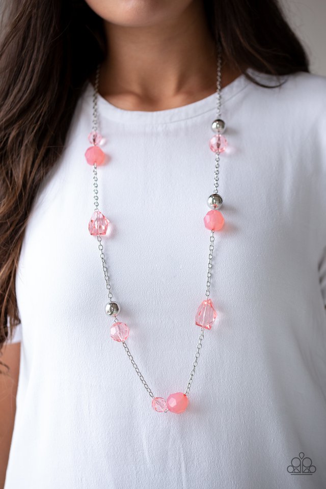 Paparazzi ♥ Royal Roller - Orange ♥ Necklace