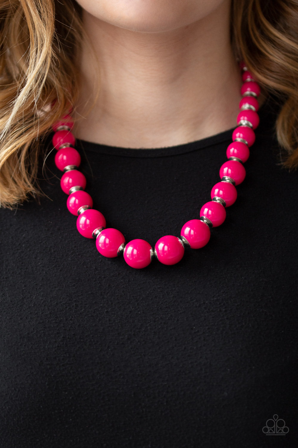 Paparazzi ♥ Everyday Eye Candy - Pink ♥  Necklace