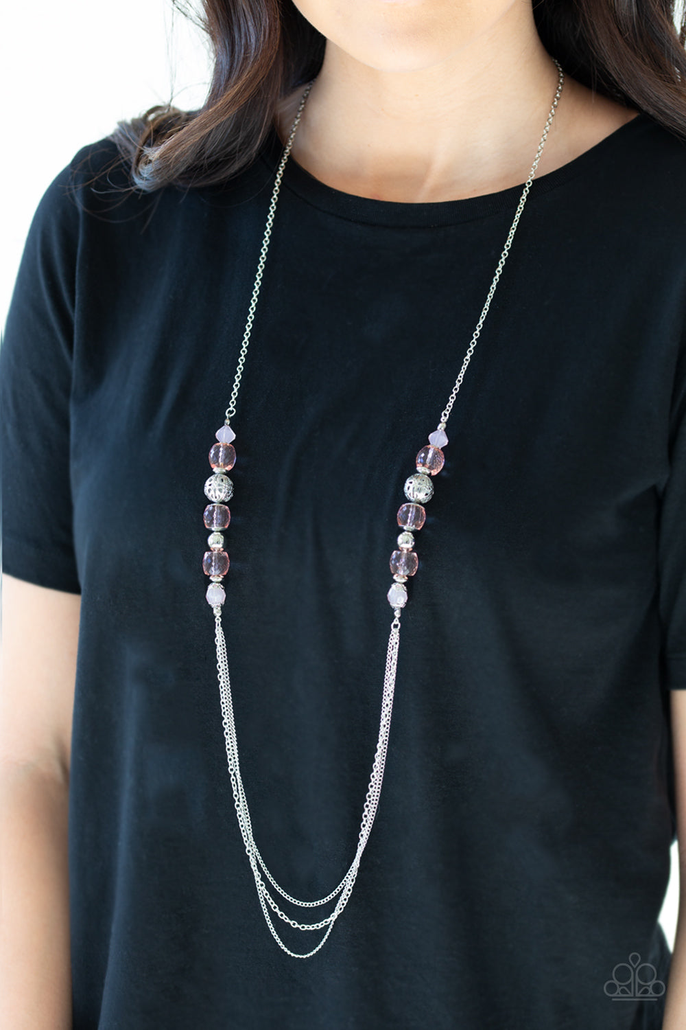 Paparazzi ♥ Native New Yorker - Pink ♥  Necklace