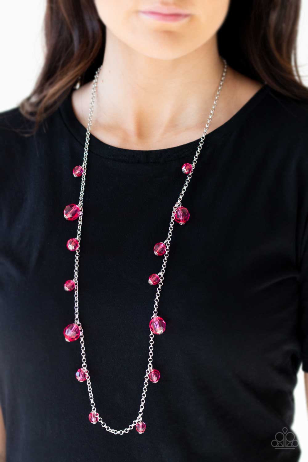Paparazzi ♥ GLOW-Rider - Pink ♥  Necklace