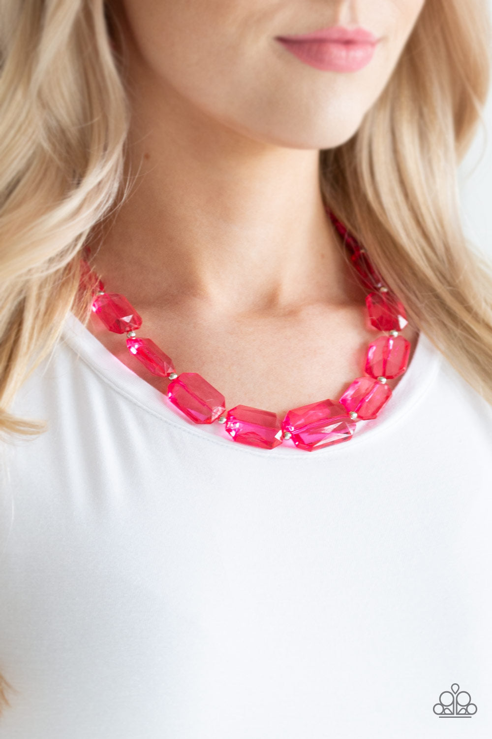 Paparazzi ♥ ICE Versa - Pink ♥  Necklace