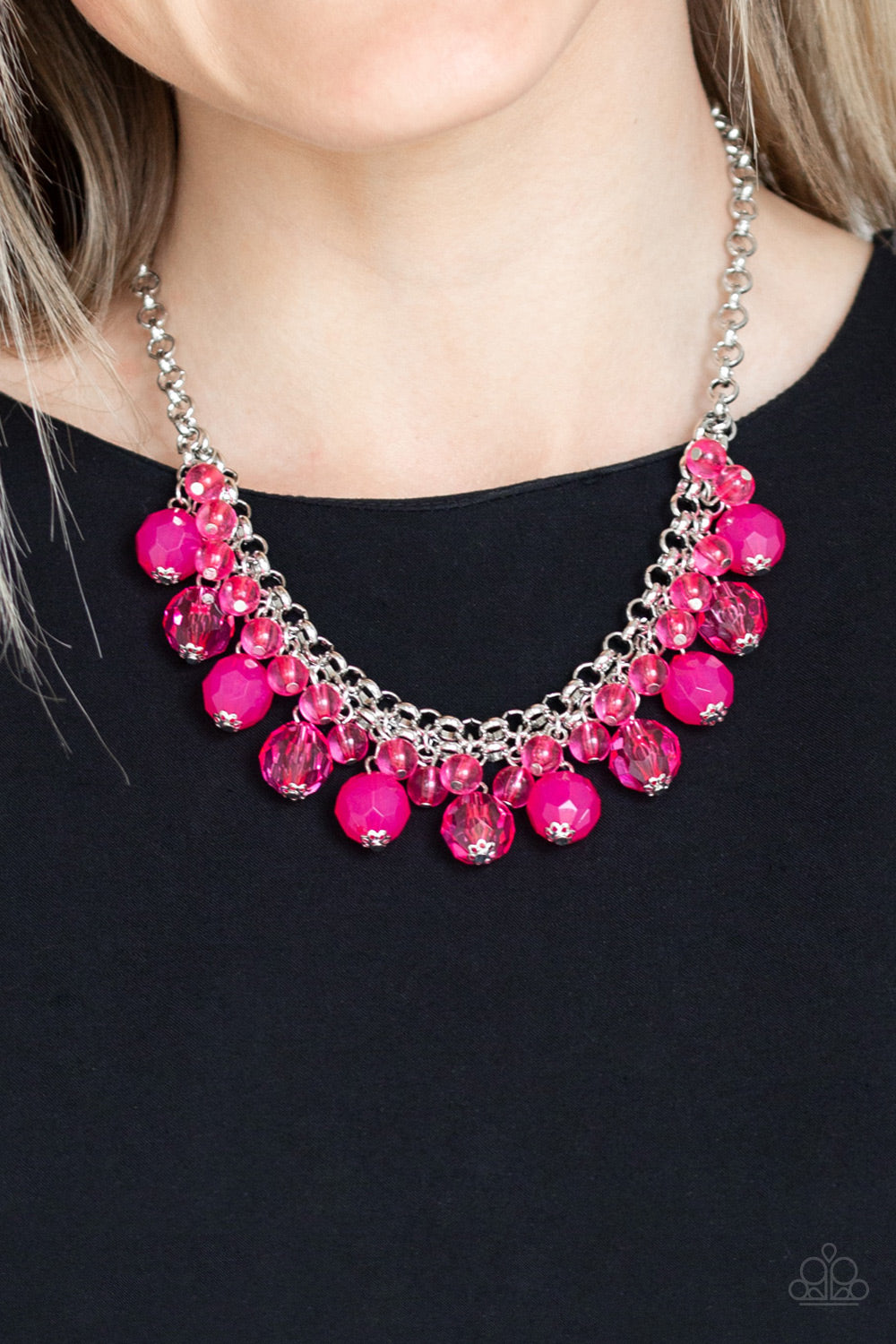 Paparazzi ♥ Fiesta Fabulous - Pink ♥  Necklace