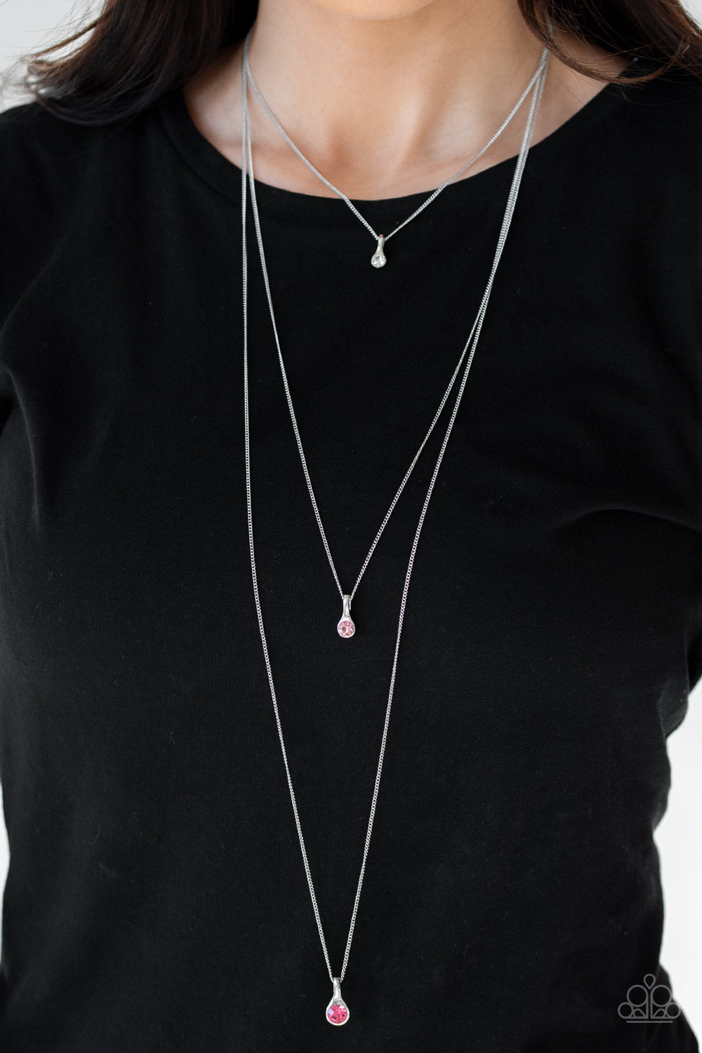 Paparazzi ♥ Crystal Chic - Pink ♥  Necklace