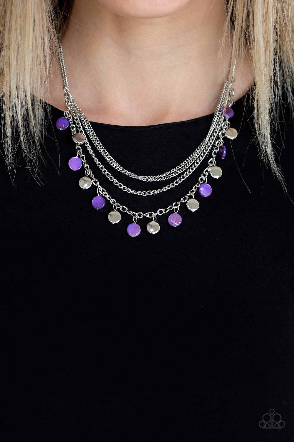 Paparazzi ♥ Beach Flavor - Purple ♥  Necklace