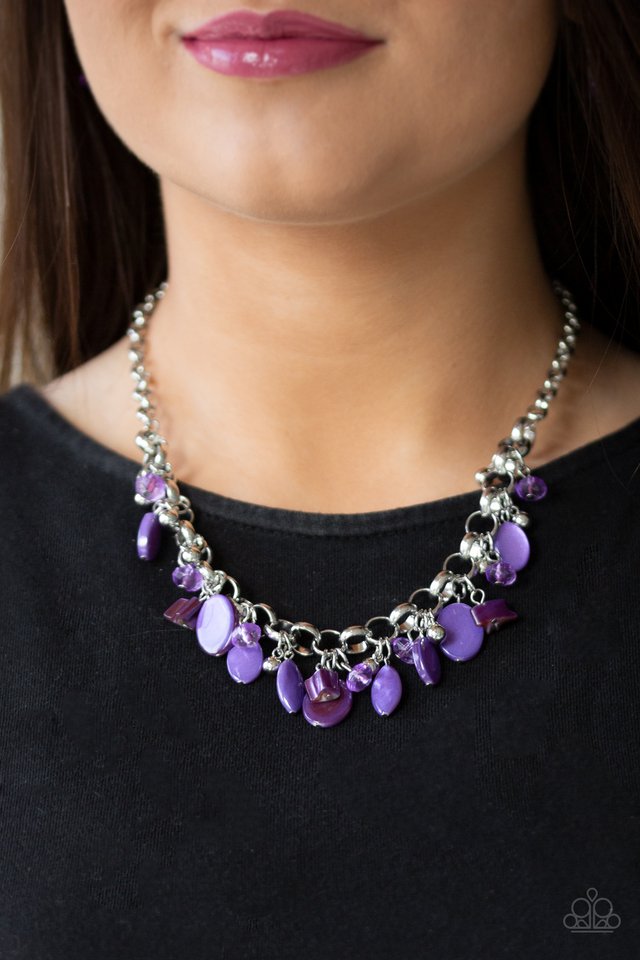 Paparazzi ♥ I Want To SEA The World - Purple ♥ Necklace