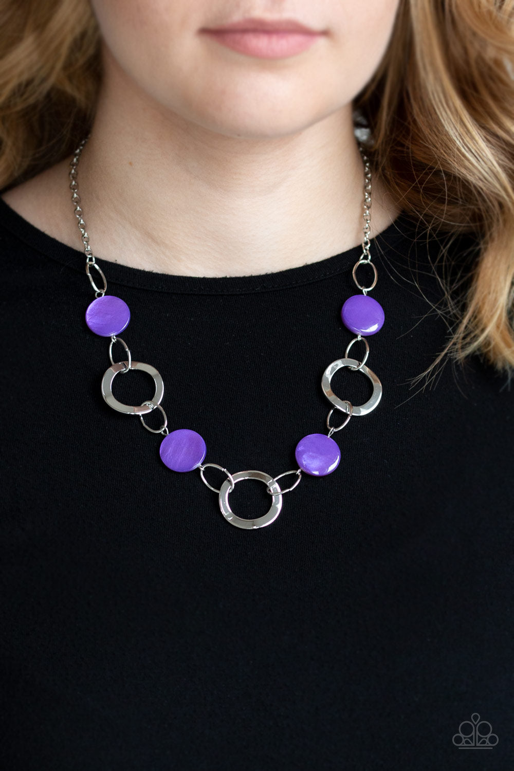 Paparazzi ♥ Bermuda Bliss - Purple ♥  Necklace