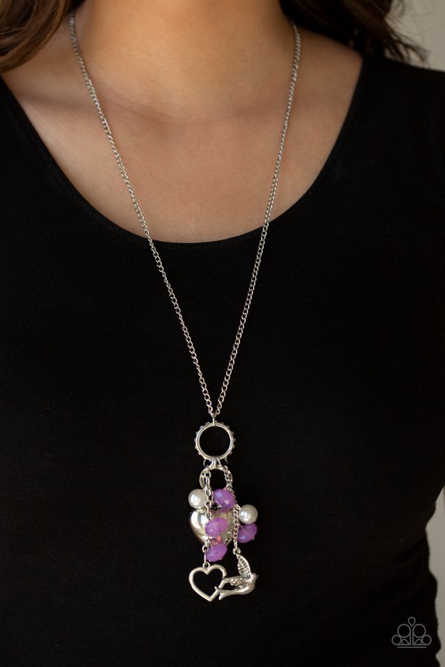 Paparazzi ♥ I Will Fly - Purple ♥ Necklace