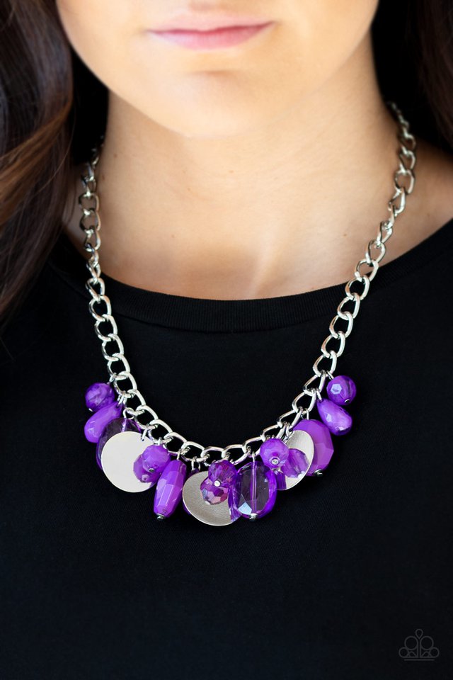 Paparazzi ♥ Treasure Shore - Purple ♥ Necklace