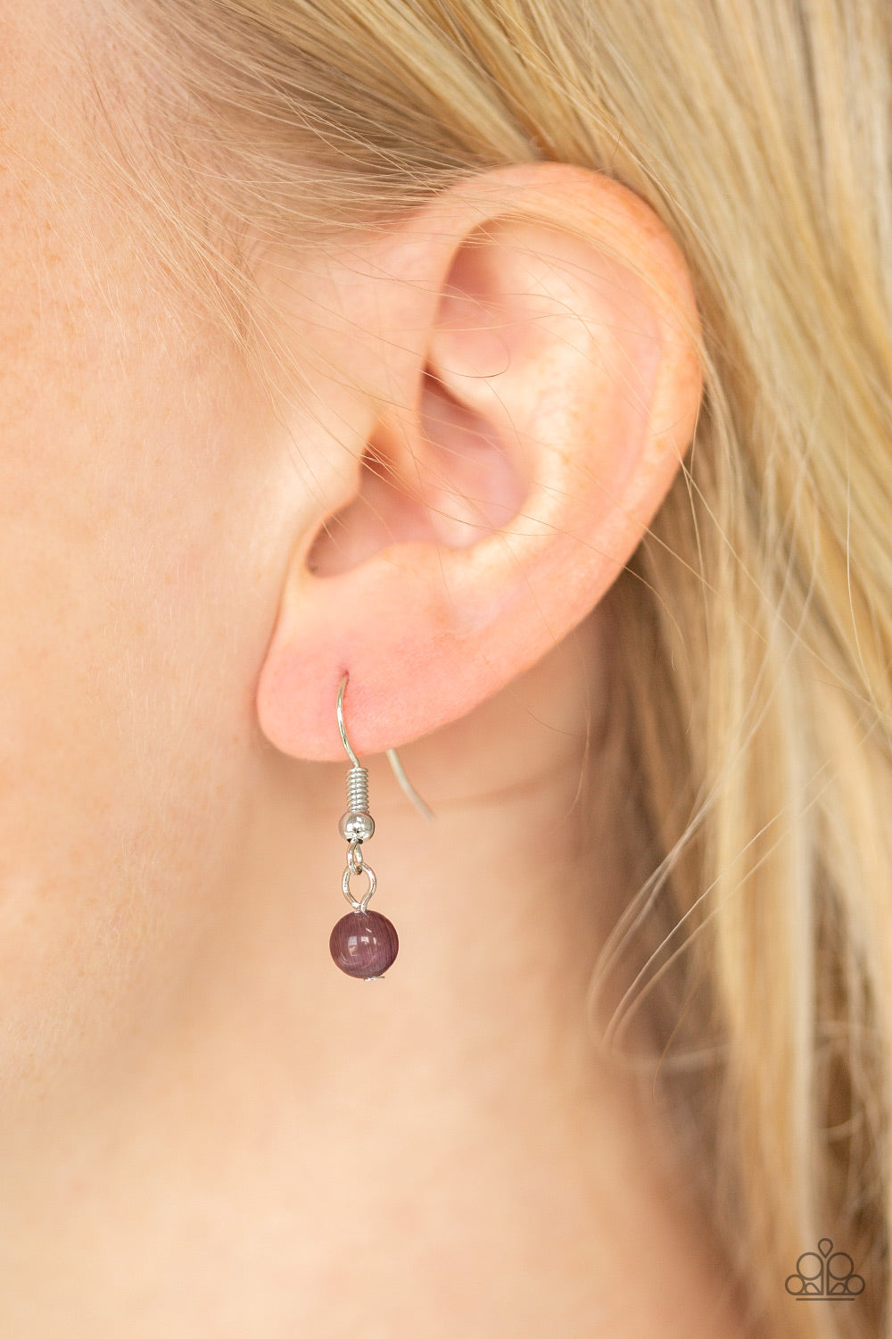 Paparazzi ♥ Happy As Can BEAM - Purple ♥  Necklace