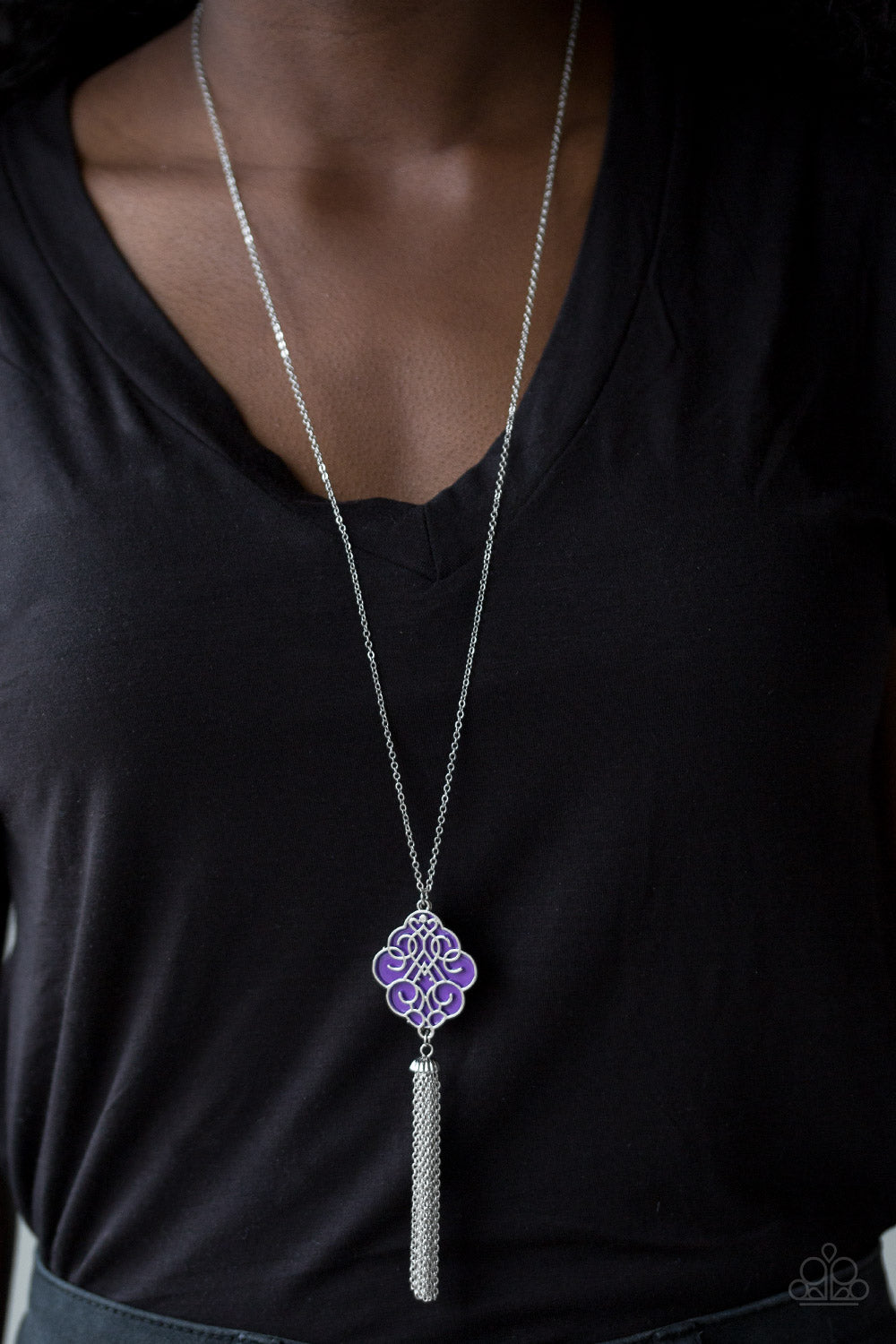 Paparazzi ♥ Malibu Mandala - Purple ♥  Necklace