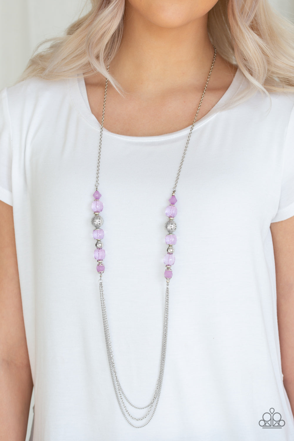 Paparazzi ♥ Native New Yorker - Purple ♥  Necklace