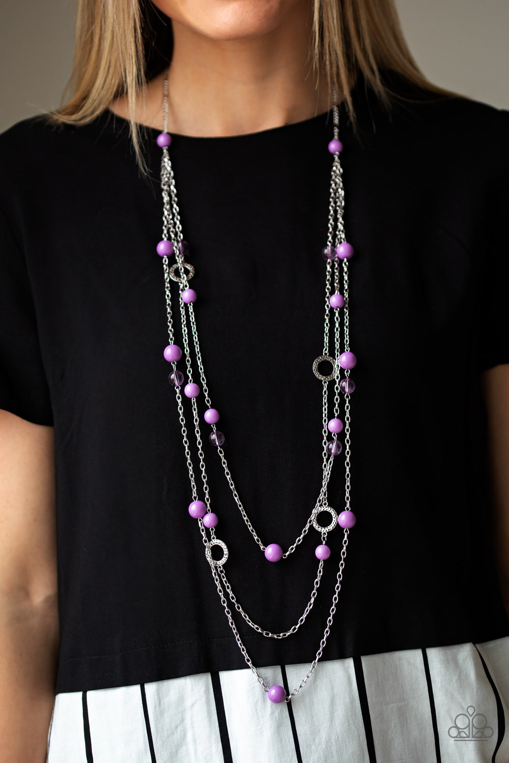 Paparazzi ♥ Brilliant Bliss - Purple ♥  Necklace