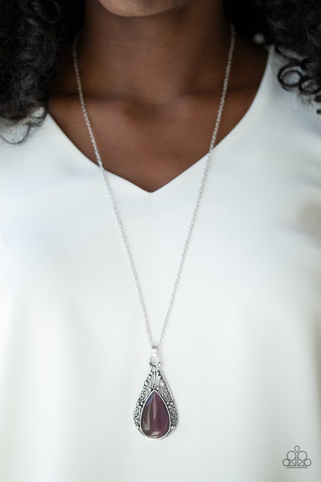 Paparazzi ♥ Enchanted Eden - Purple ♥ Necklace