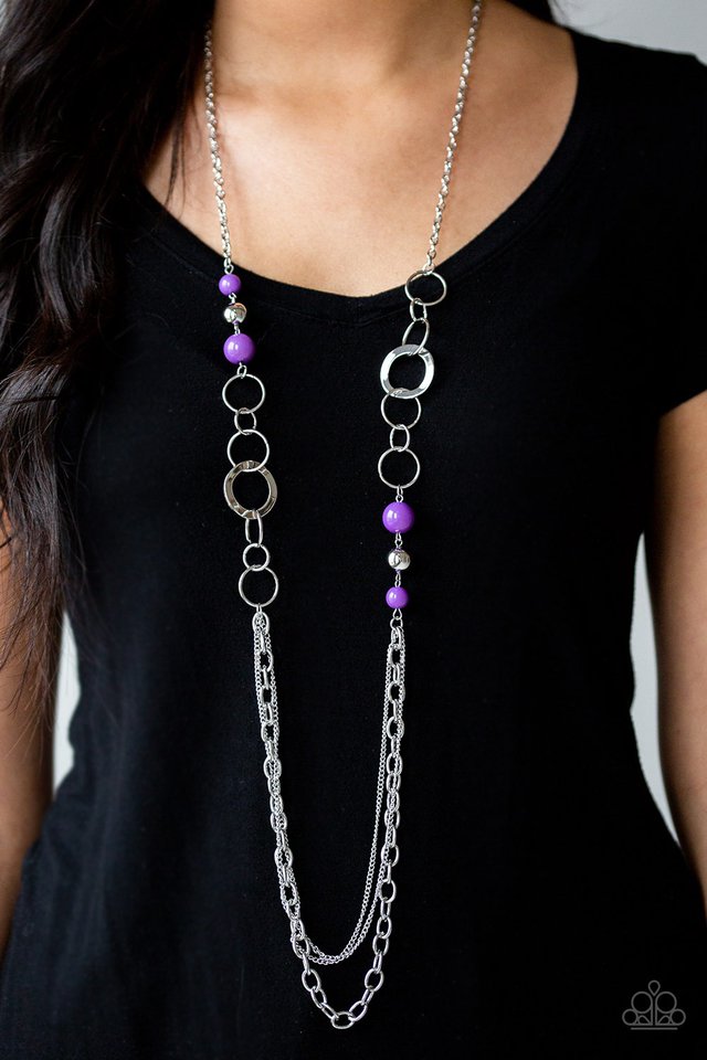 Paparazzi ♥ Modern Motley - Purple ♥ Necklace