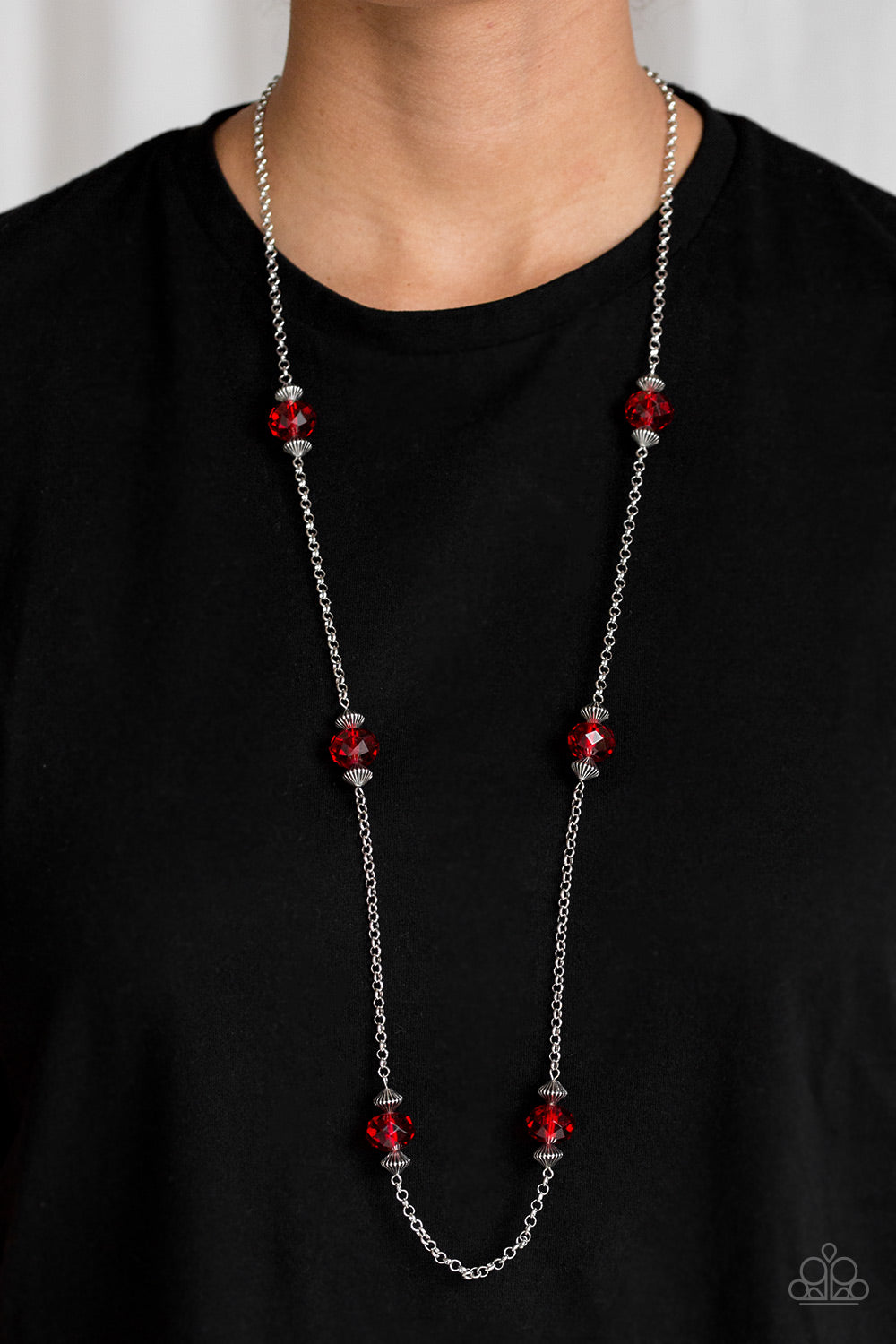 Paparazzi ♥ Season of Sparkle - Red ♥  Necklace