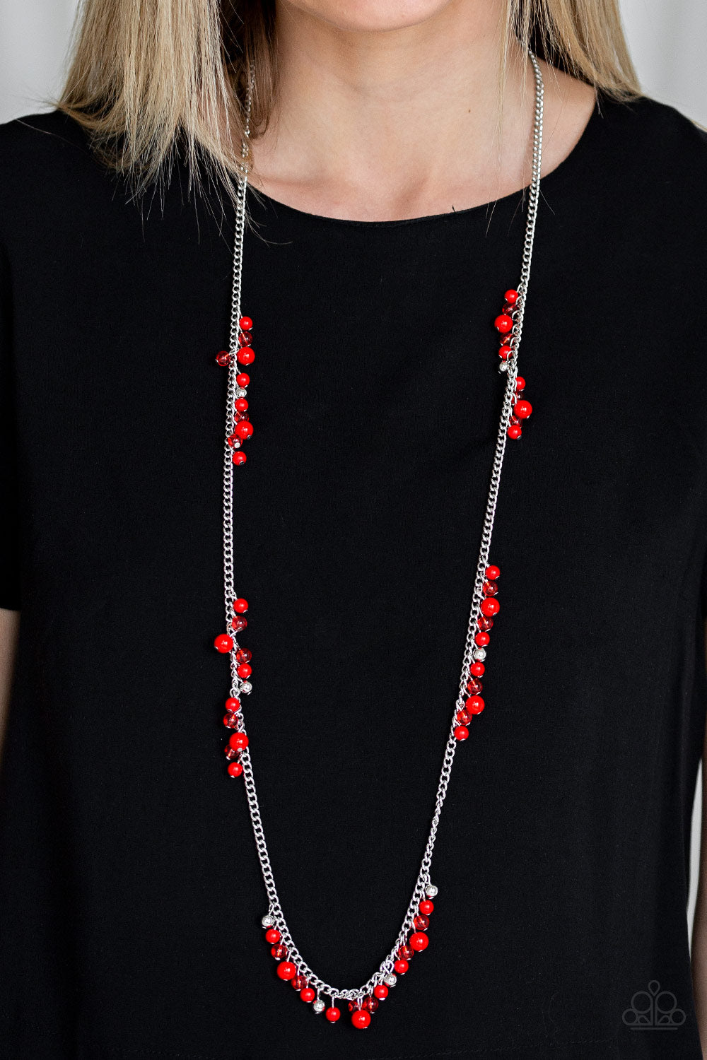 Paparazzi ♥ Miami Mojito - Red ♥  Necklace