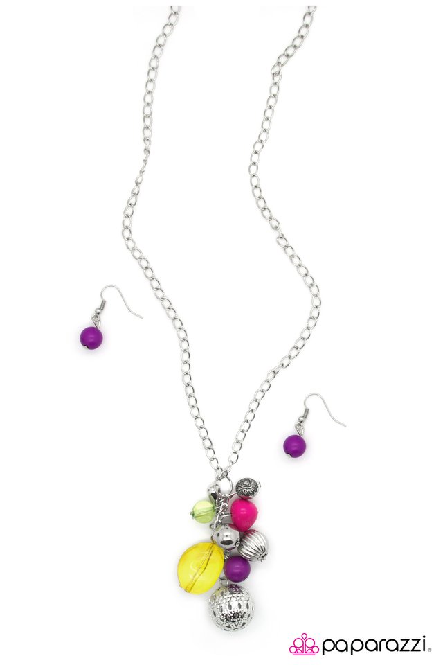 Paparazzi ♥ Pep In My Step - Multi ♥ Necklace