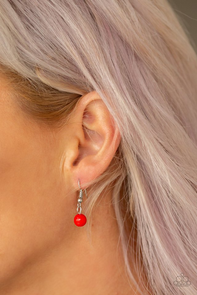 Paparazzi ♥ Serenely Springtime - Red ♥ Necklace