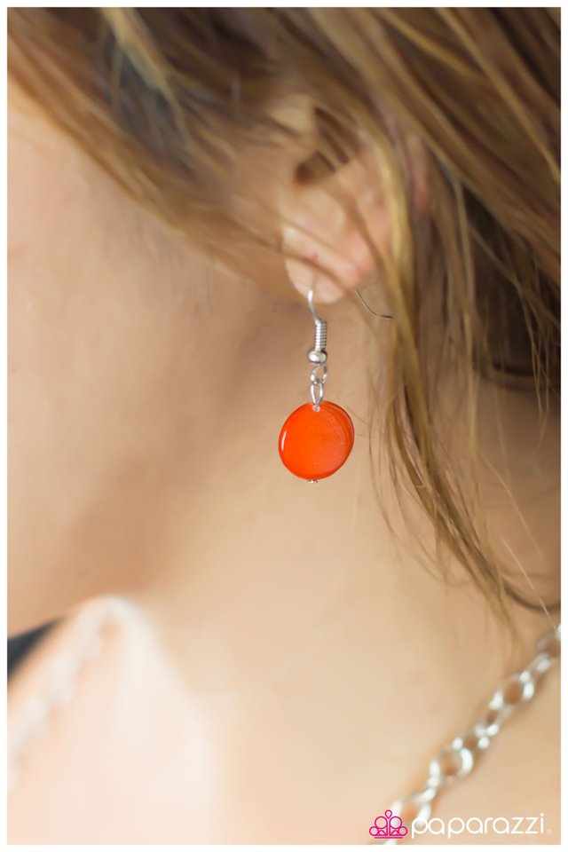 Paparazzi ♥ As You Wish - Orange ♥ Necklace