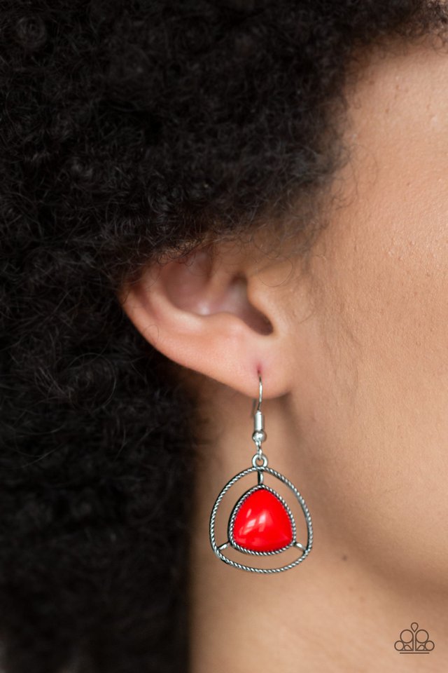 Paparazzi ♥ Make A Point - Red ♥ Necklace