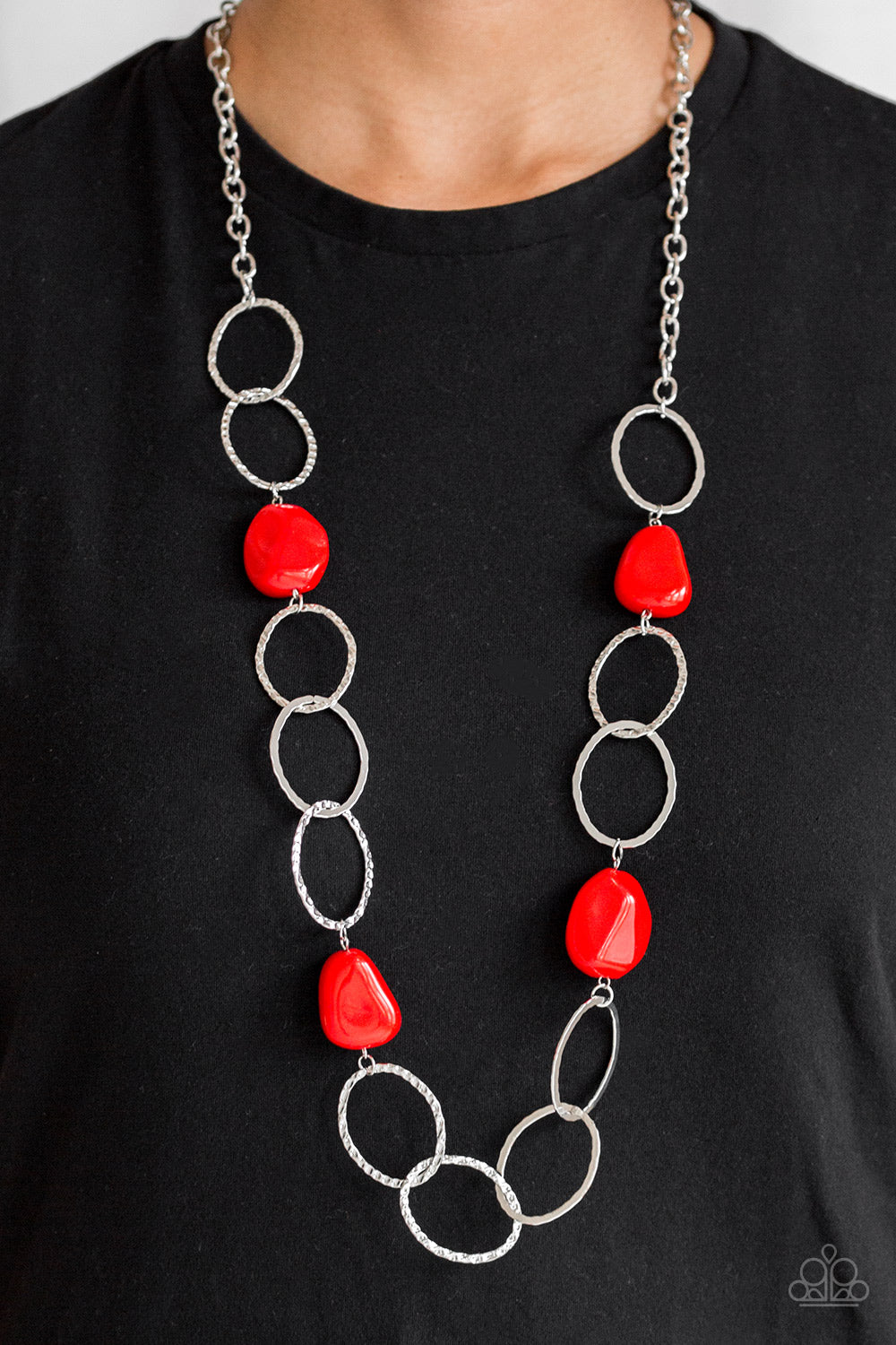 Paparazzi Bali Ballroom - Red Necklace – A Finishing Touch Jewelry