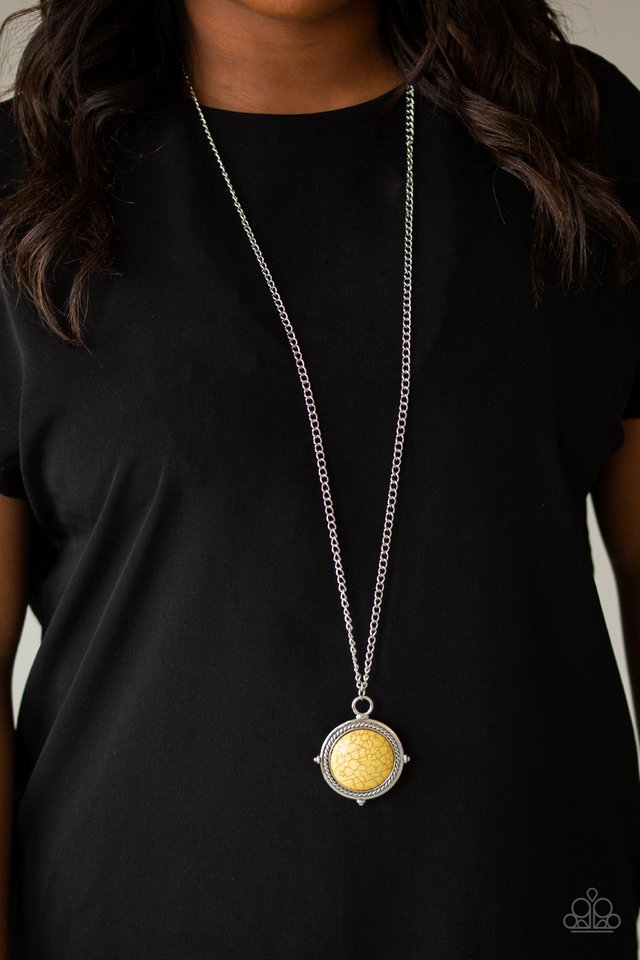 Paparazzi ♥ Desert Equinox - Yellow ♥ Necklace