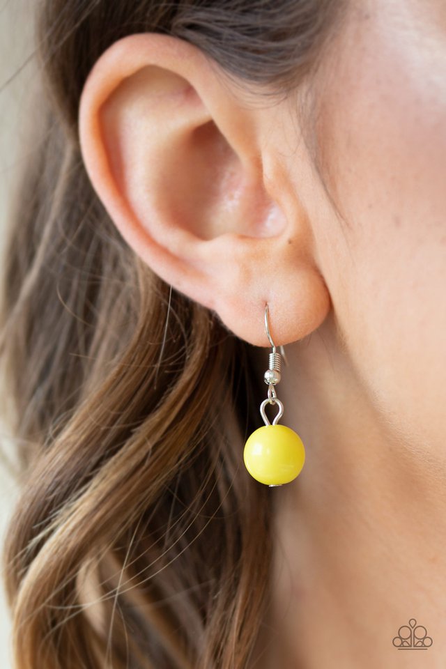 Paparazzi ♥ Marina Majesty - Yellow ♥ Necklace