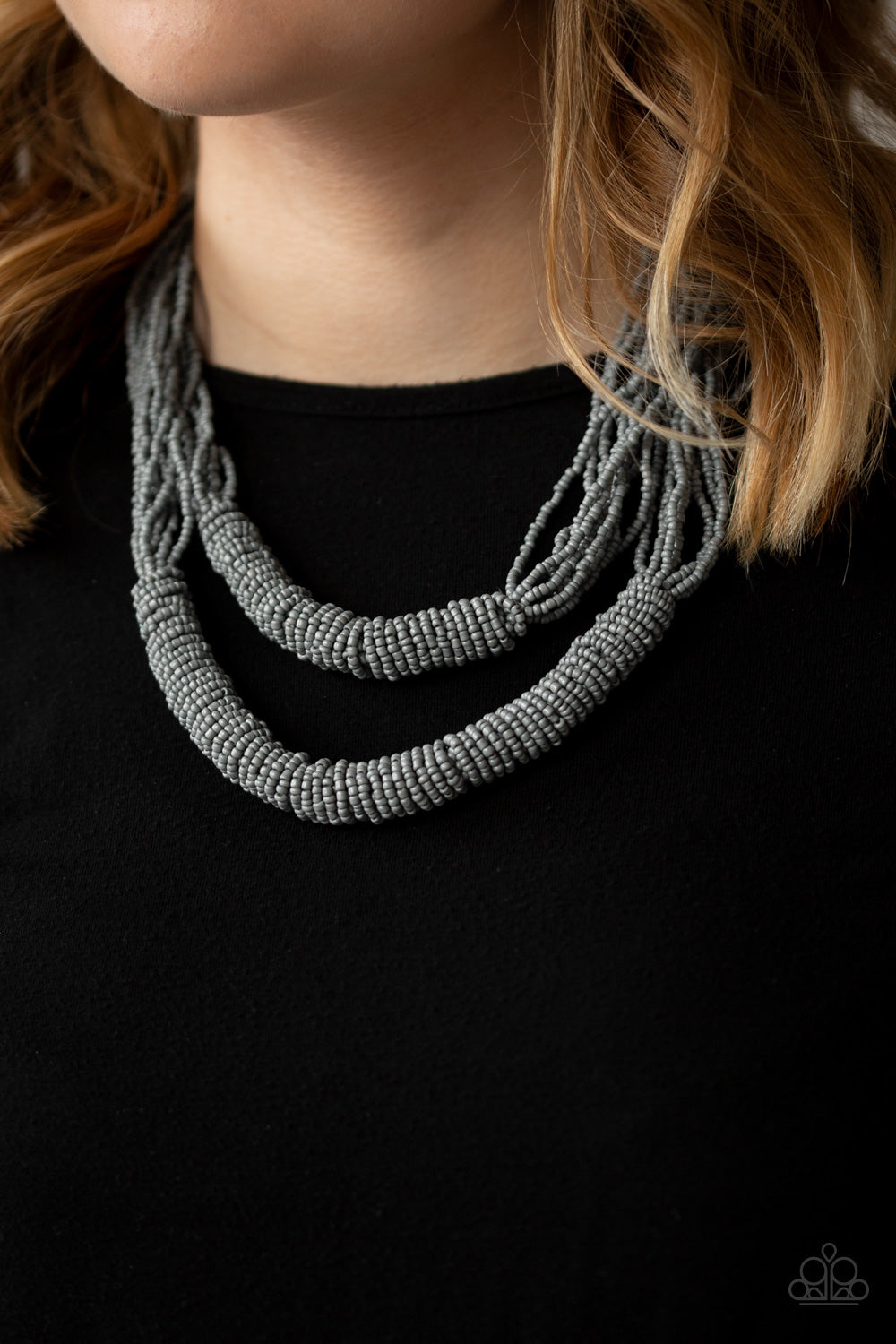 Paparazzi ♥ Right As RAINFOREST - Silver ♥  Necklace