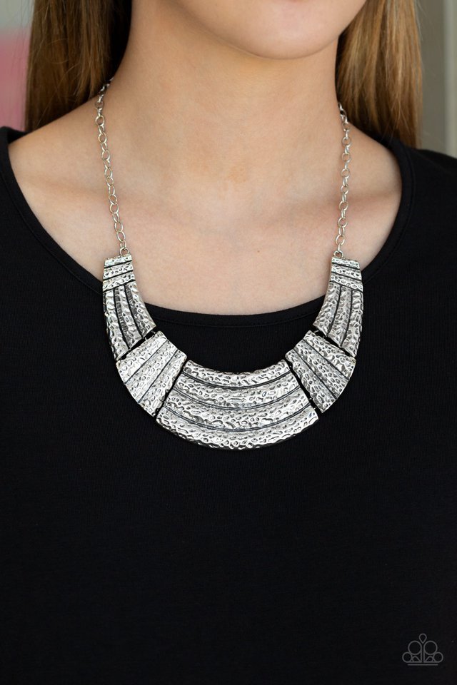 Paparazzi ♥ Ready To Pounce - Silver ♥ Necklace