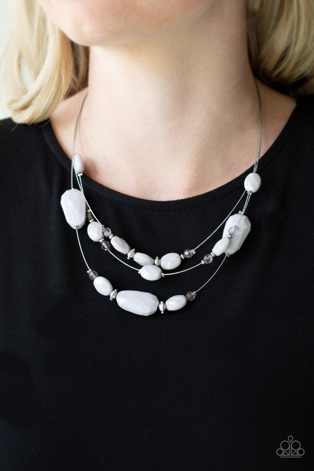 Paparazzi ♥ Radiant Reflections - Silver ♥  Necklace
