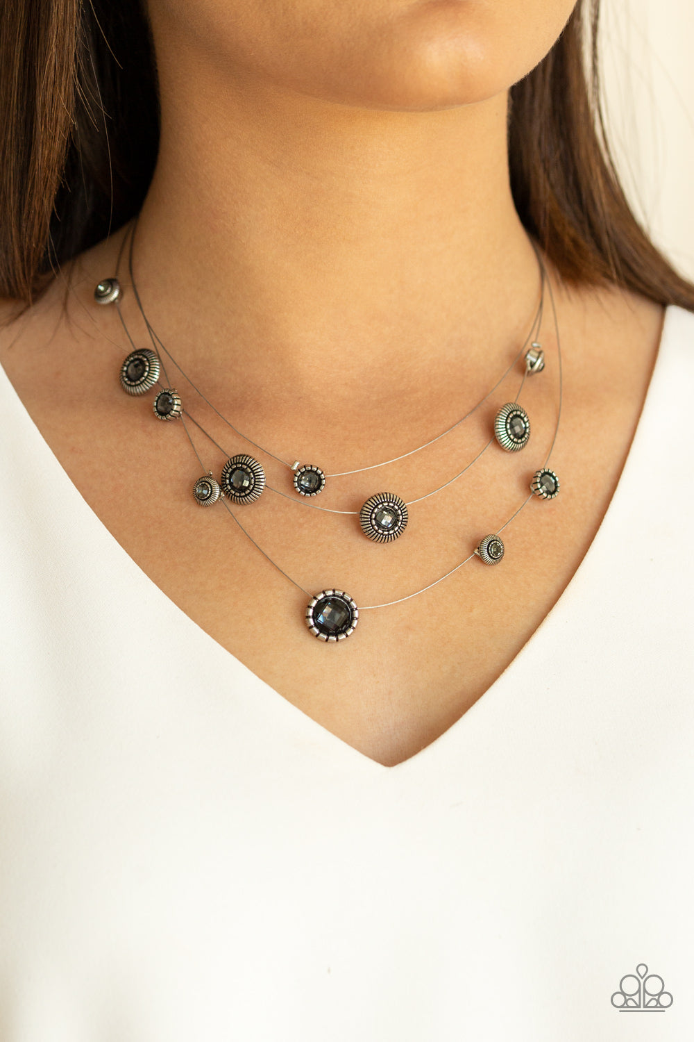 Paparazzi ♥ SHEER Thing! - Silver ♥  Necklace