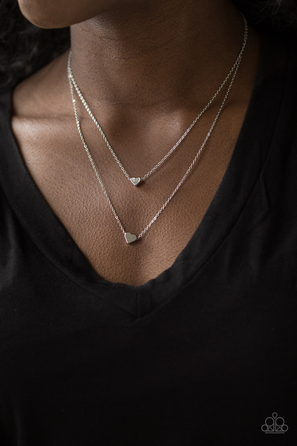 Paparazzi ♥ Little Valentine - Silver ♥  Necklace