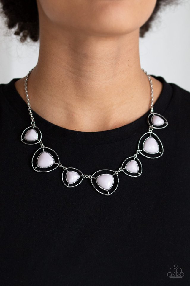 Paparazzi ♥ Make A Point - Silver ♥ Necklace