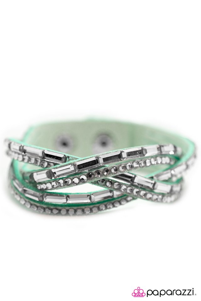 Paparazzi ♥ The Wow Factor - Green ♥ Bracelet