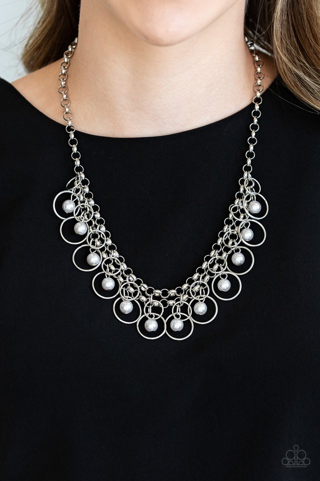 Paparazzi ♥ Party Time - Silver ♥ Necklace