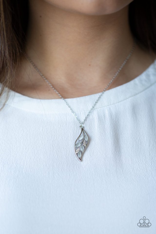 Paparazzi ♥ Let STEM Talk - White ♥ Necklace