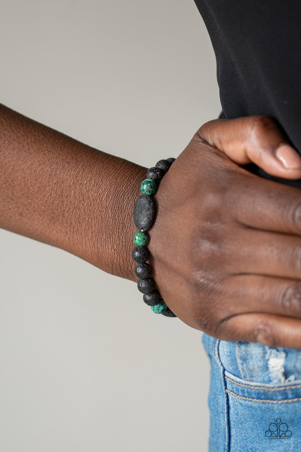 Paparazzi ♥ A Hundred and ZEN Percent - Green ♥  Bracelet