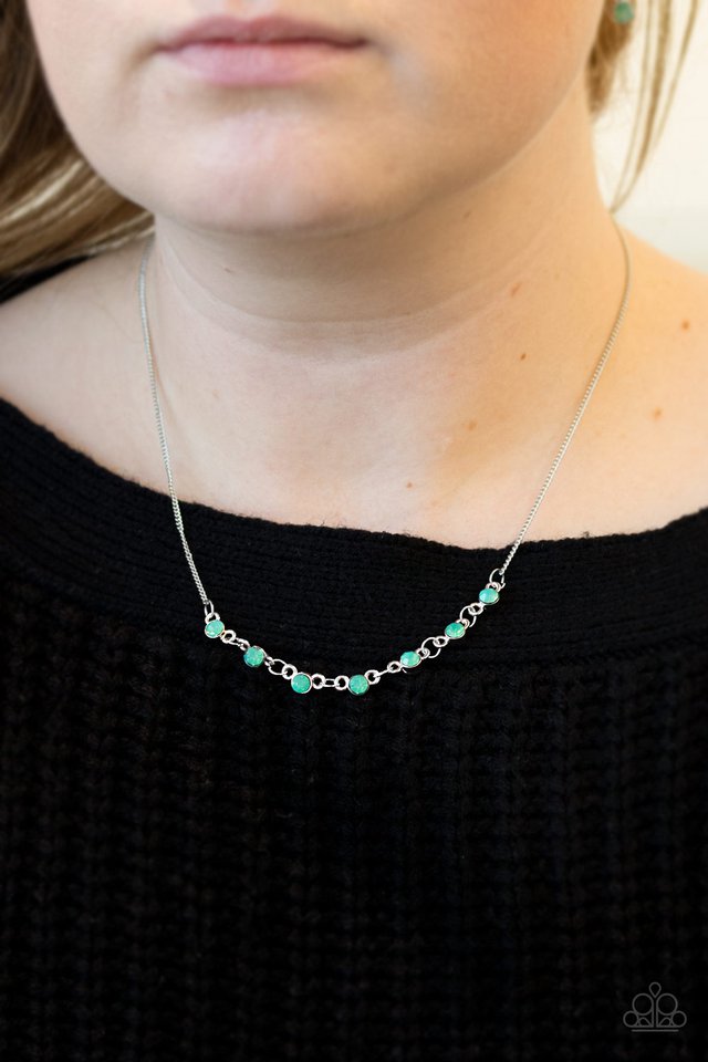 Paparazzi ♥ Stay Sparkly - Green ♥ Necklace