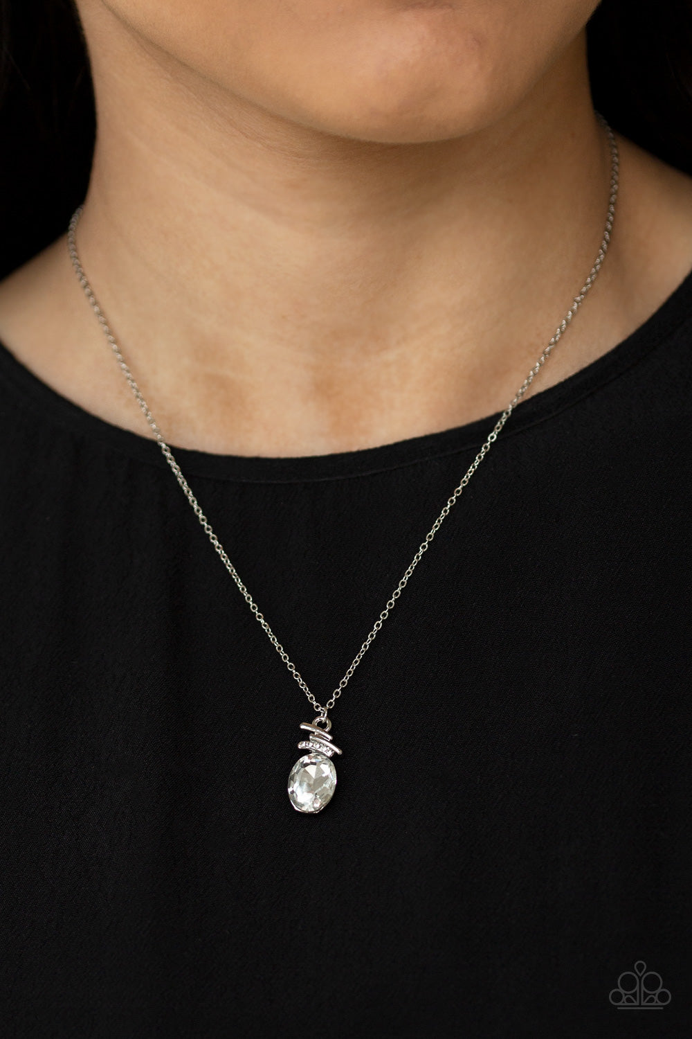 Paparazzi ♥ Diamonds For Days - White ♥  Necklace
