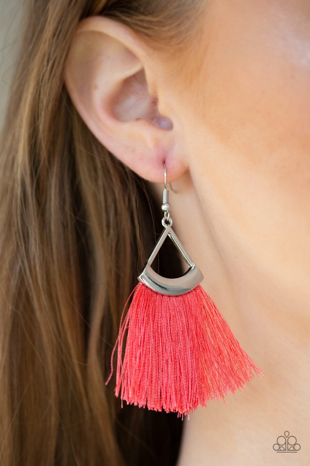 Paparazzi ♥ Tassel Tuesdays - Orange ♥ Earrings