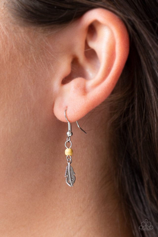 Paparazzi ♥ On The Fly - Yellow ♥ Necklace