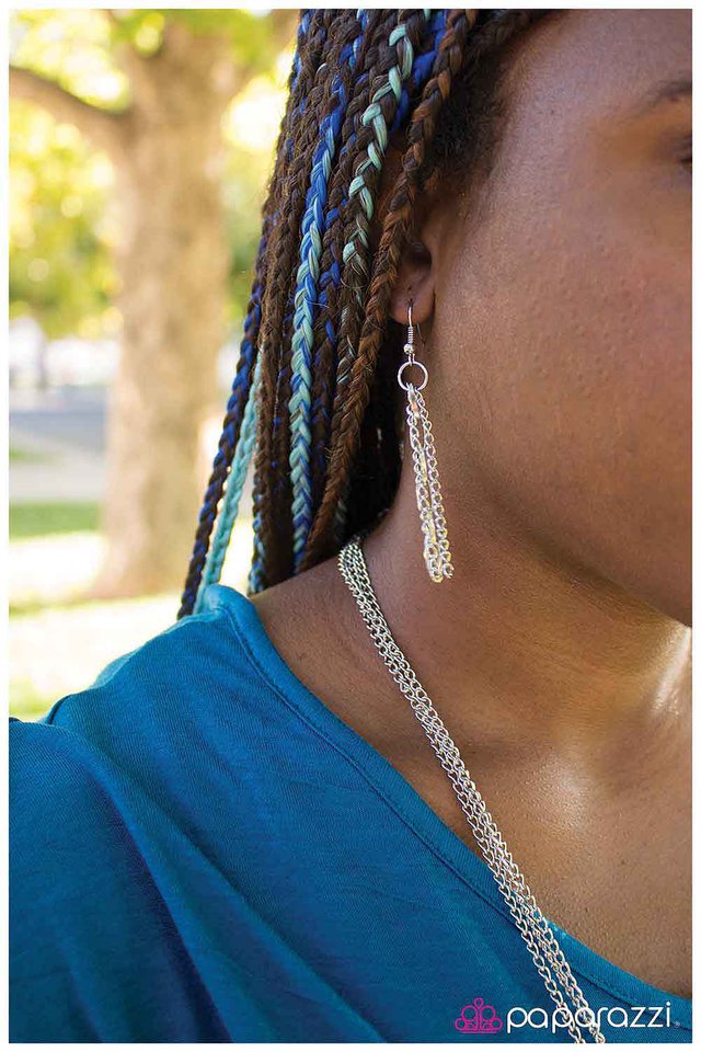 Paparazzi ♥ Cascading Elegance - Black ♥ Necklace